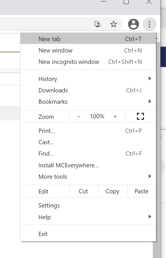Install MCe in Chrome